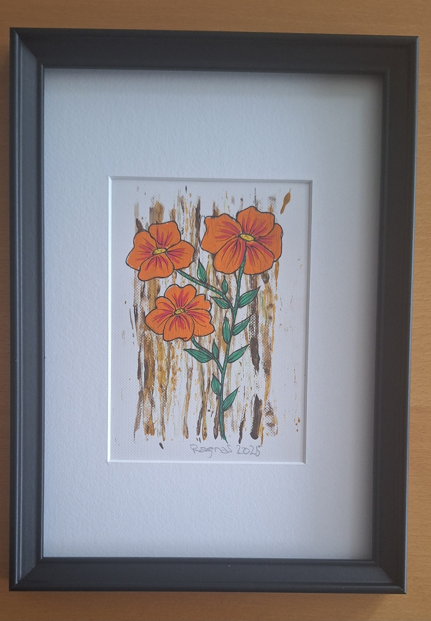 Málverk eftir Ragnar K Kristjánsson (A5) - Image 2