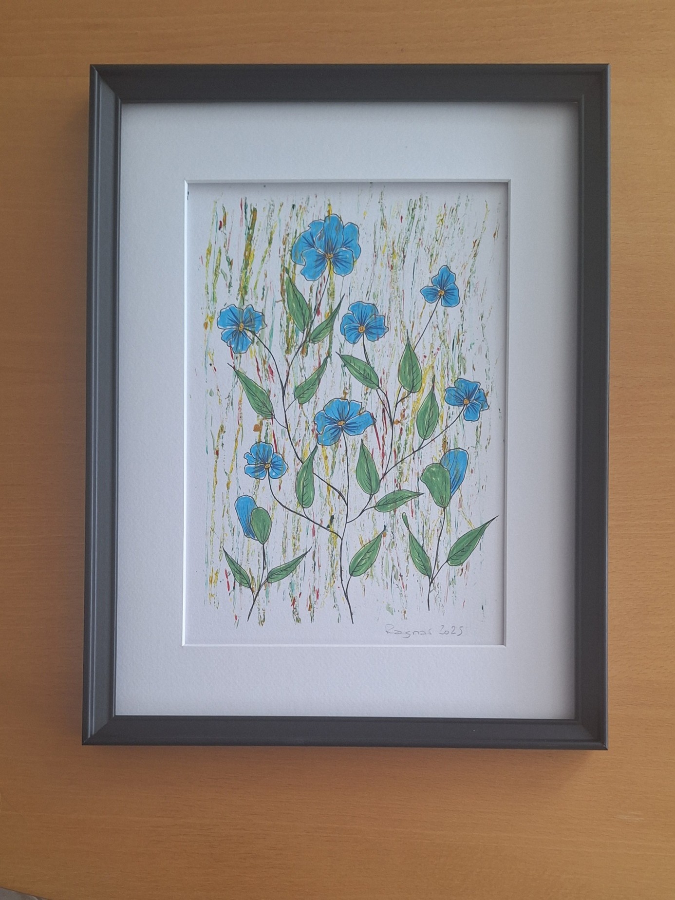 Málverk eftir Ragnar K Kristjánsson (A4) - Image 2