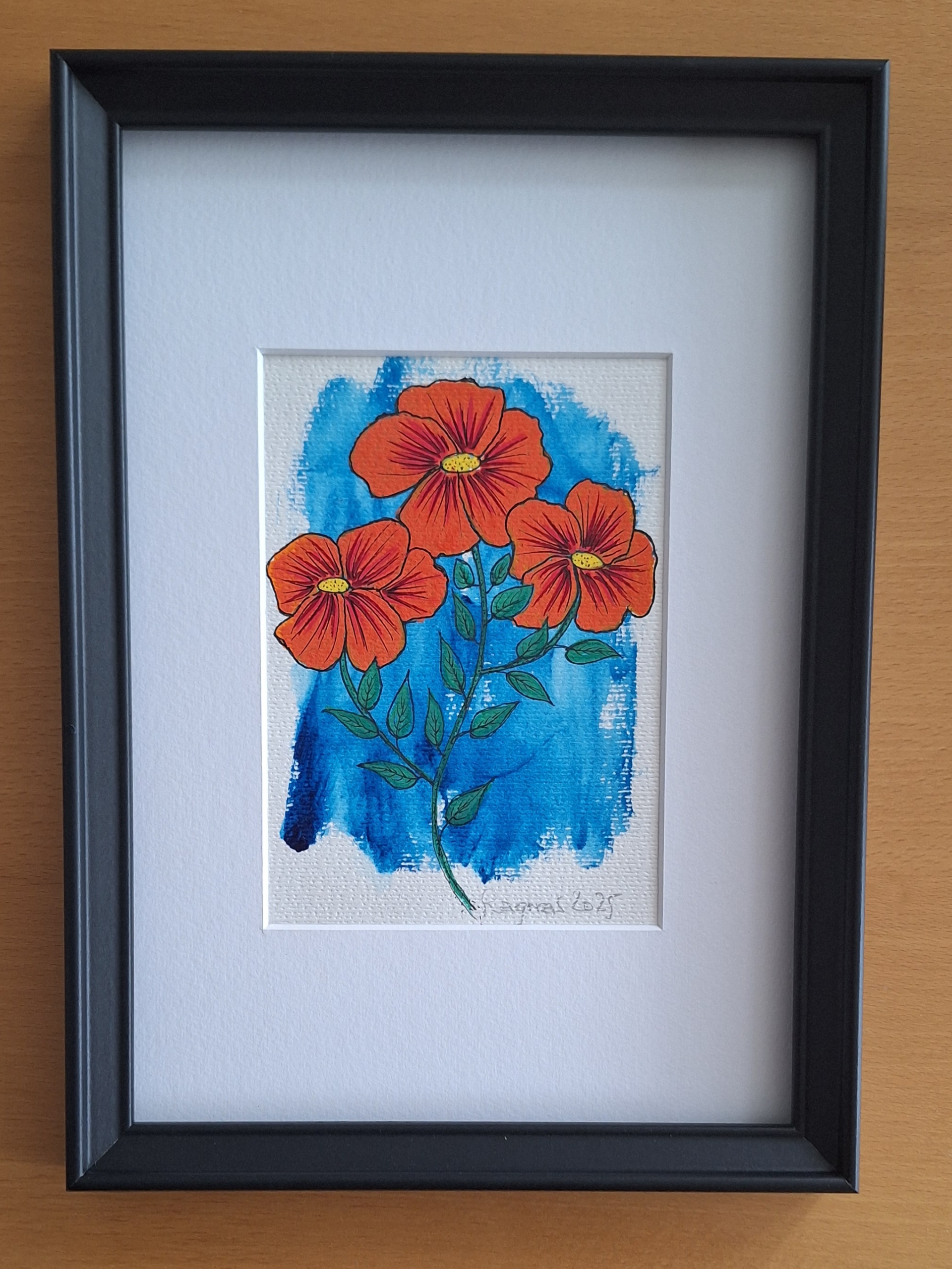 Málverk eftir Ragnar K Kristjánsson (A5) - Image 3