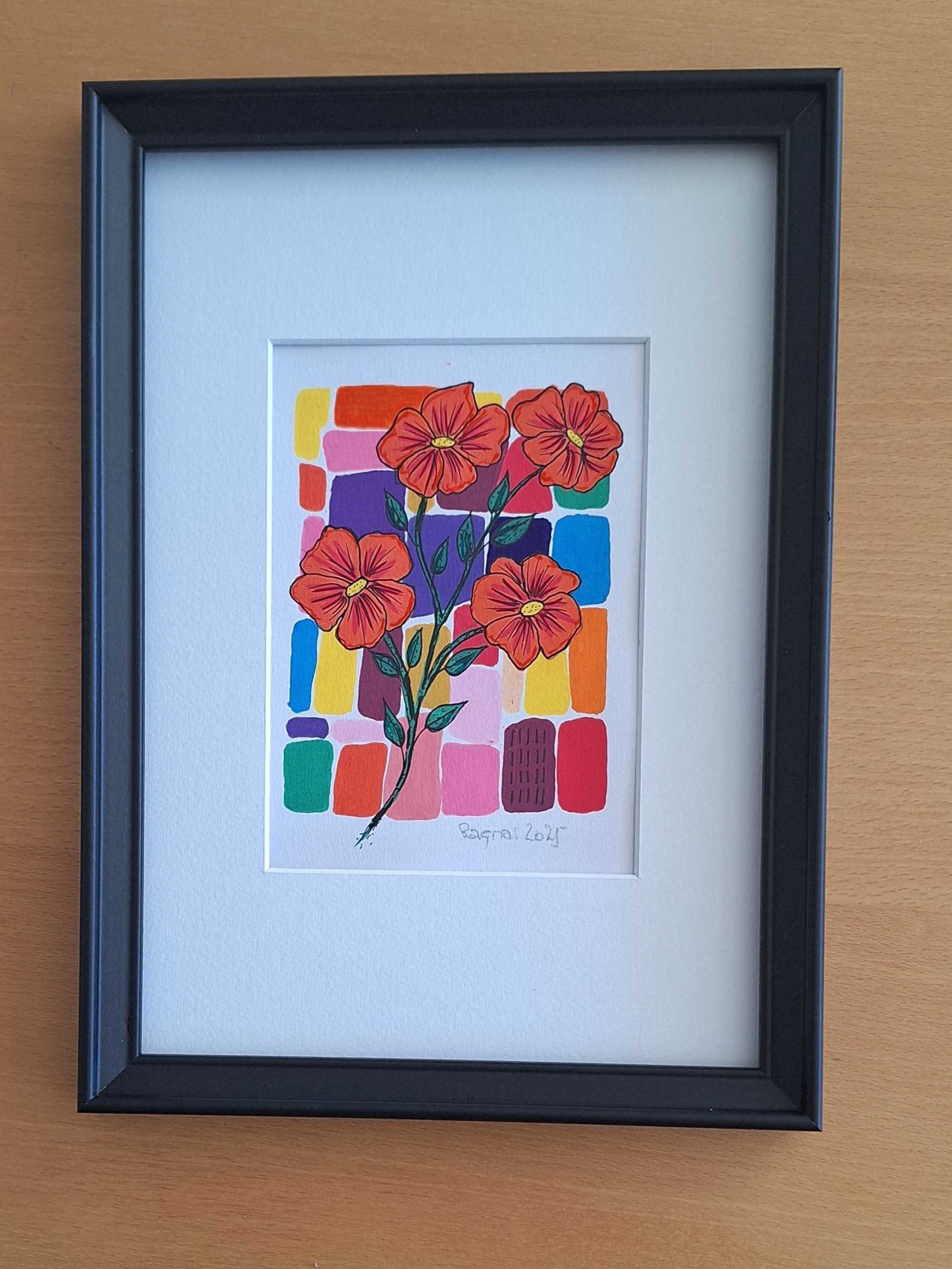 Málverk eftir Ragnar K Kristjánsson (A5) - Image 7