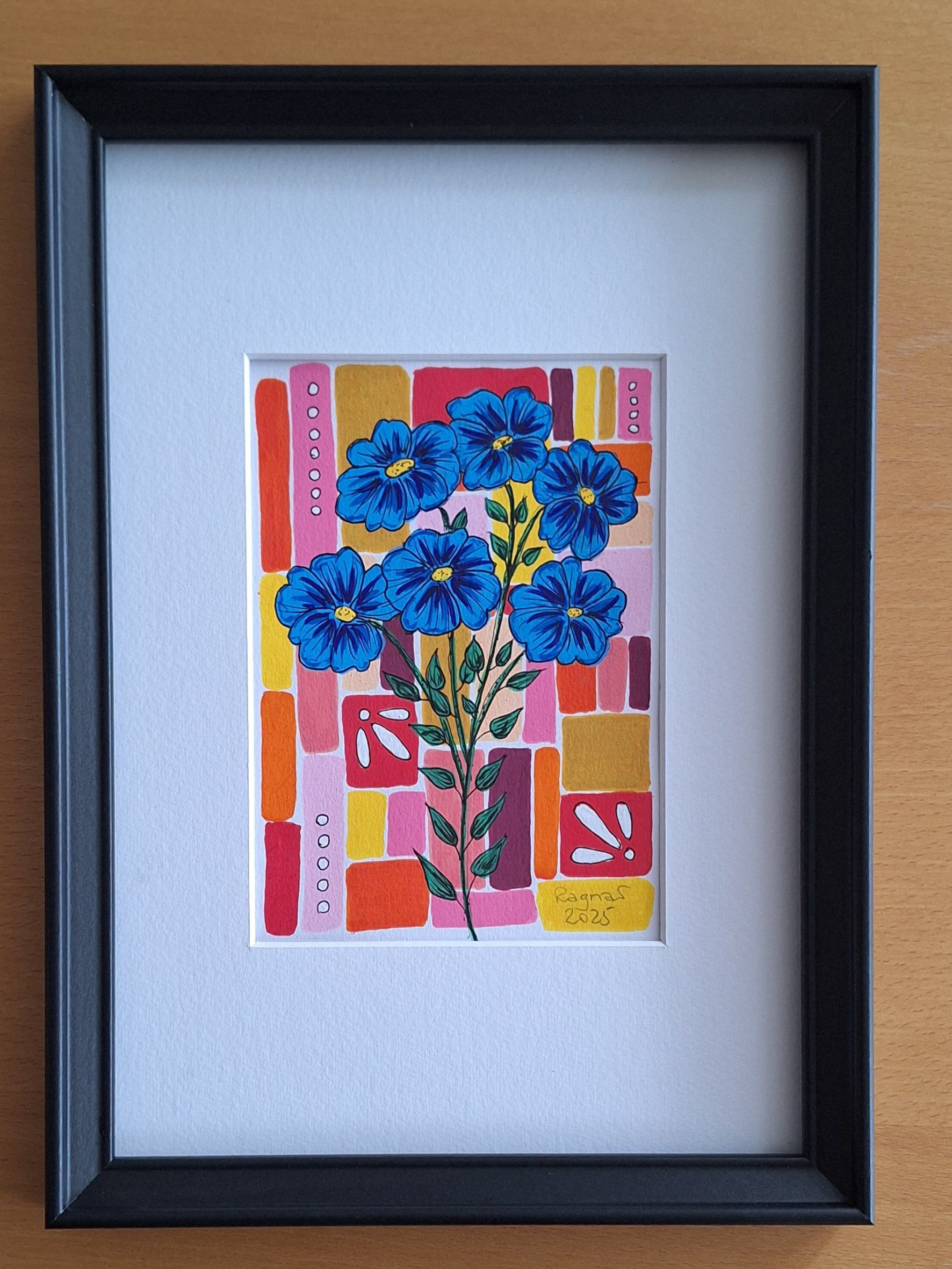 Málverk eftir Ragnar K Kristjánsson (A5) - Image 8