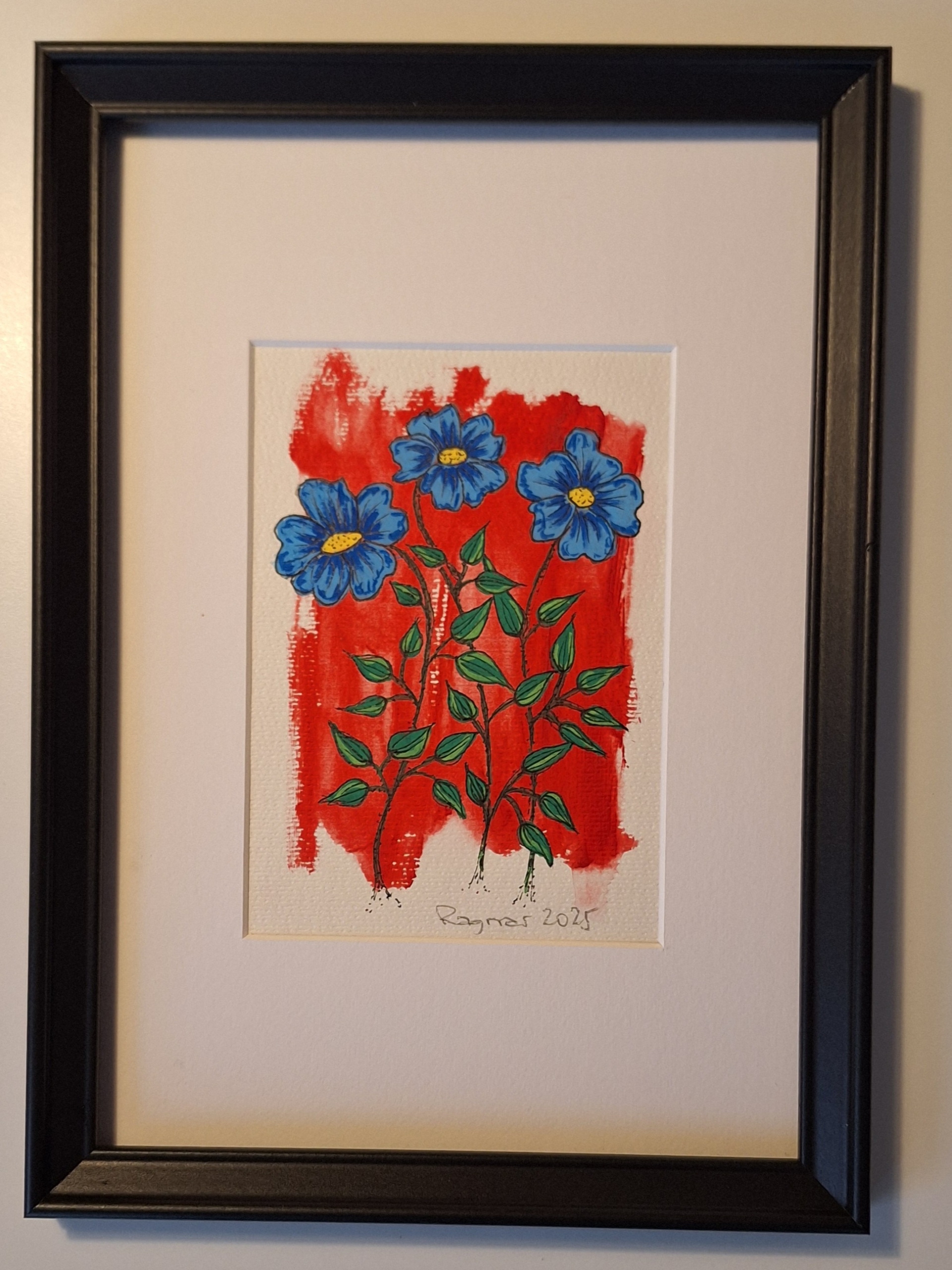 Málverk eftir Ragnar K Kristjánsson (A5) - Image 12